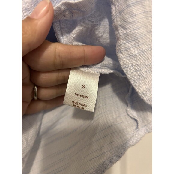 WESTPORT Women’s Size Small L Lightweight Cotton Tunic Style Shirt Button Detail - Picture 4 of 5